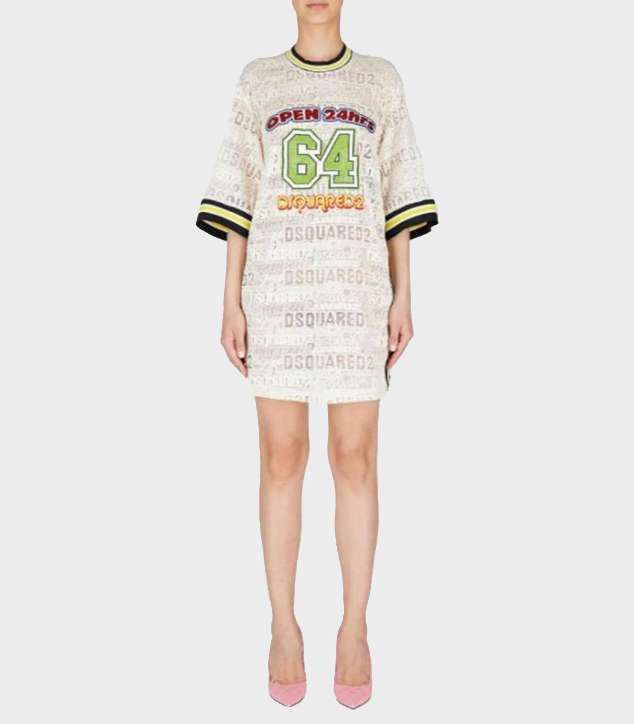 dsquared2 t shirt dress Dsquared2 64 Lacey Women T-Shirt Dress