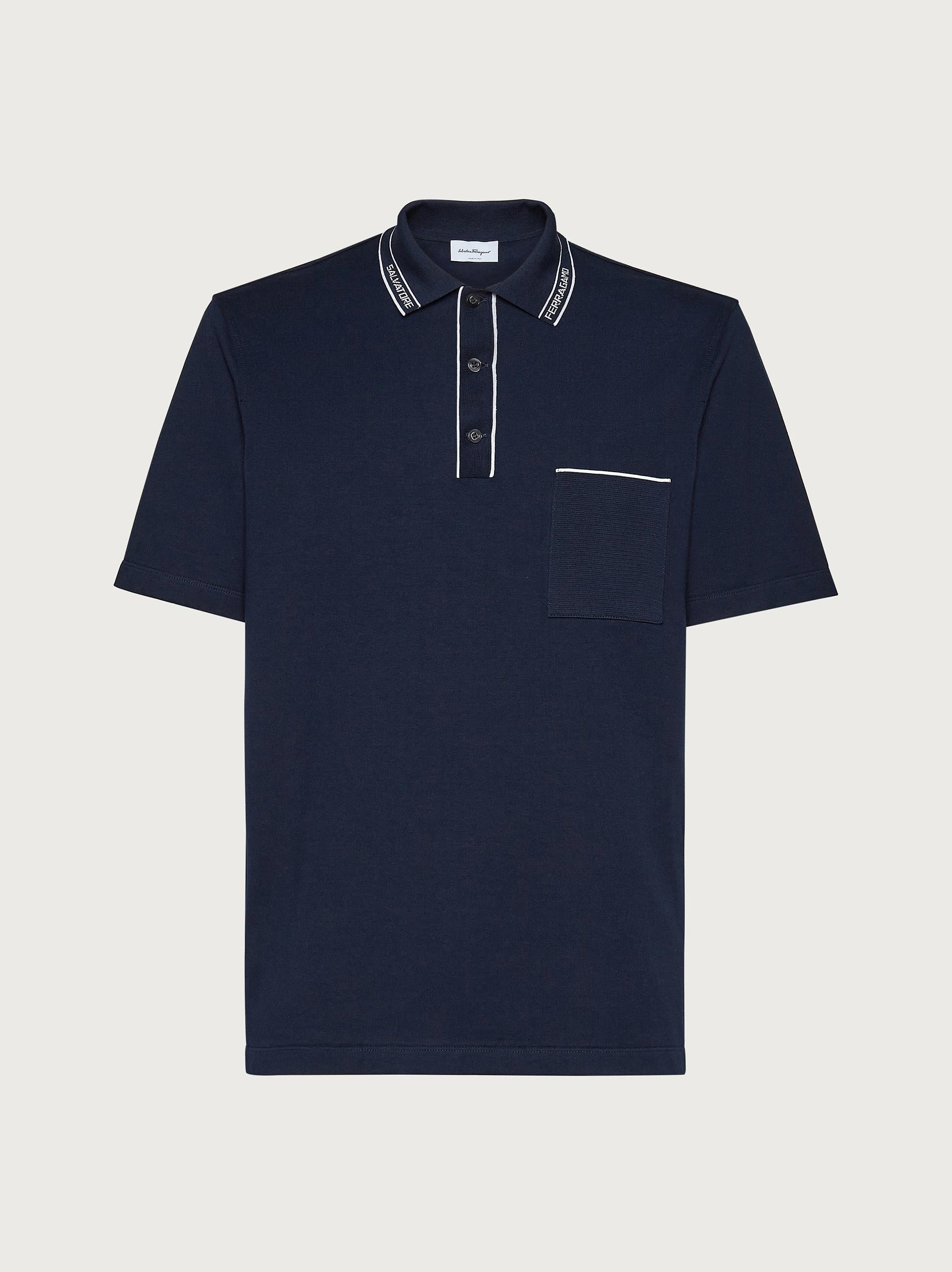 Ferragamo - Short Sleeved Polo With Logo