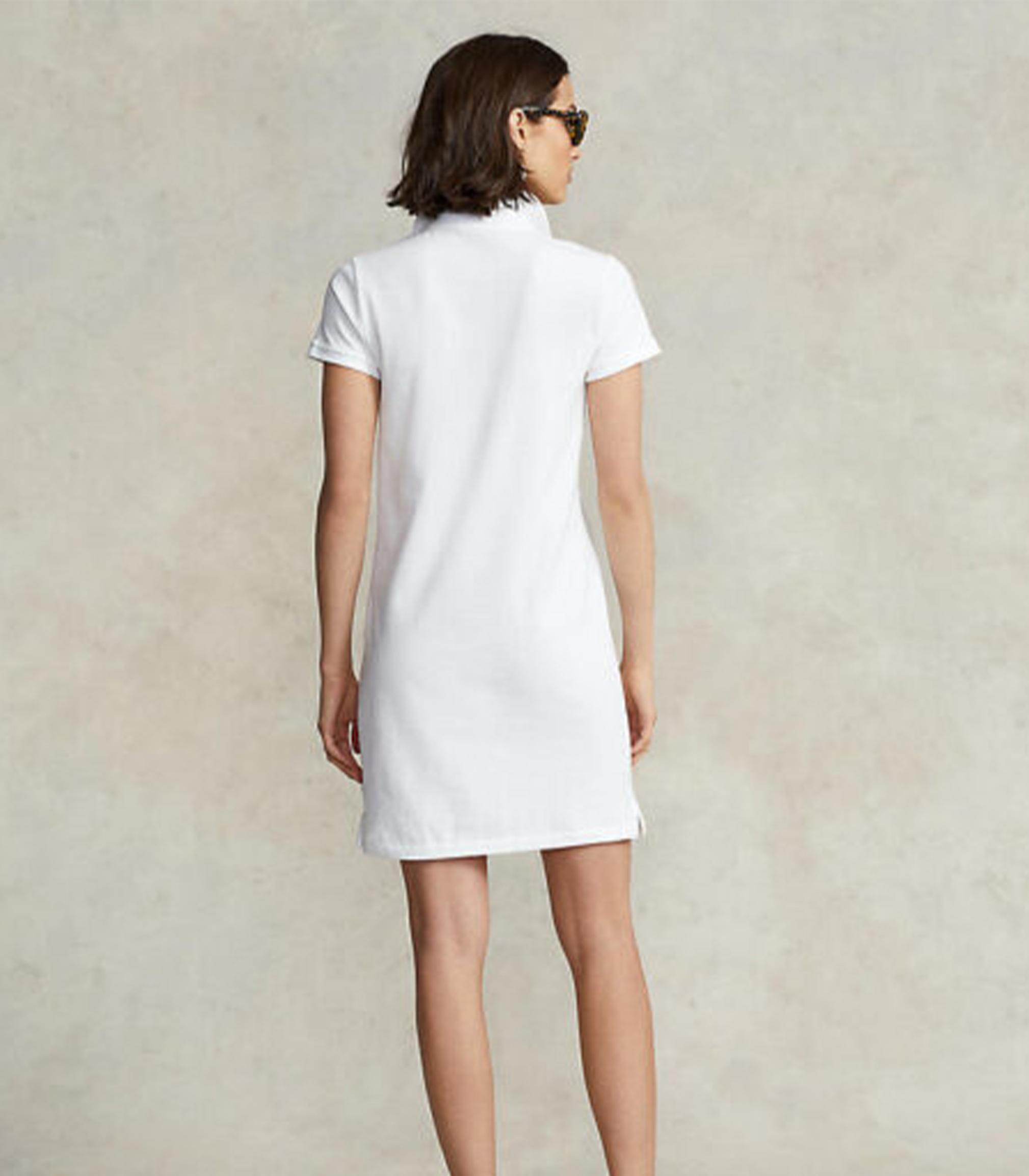 Polo ralph lauren - cotton mesh polo dress - women