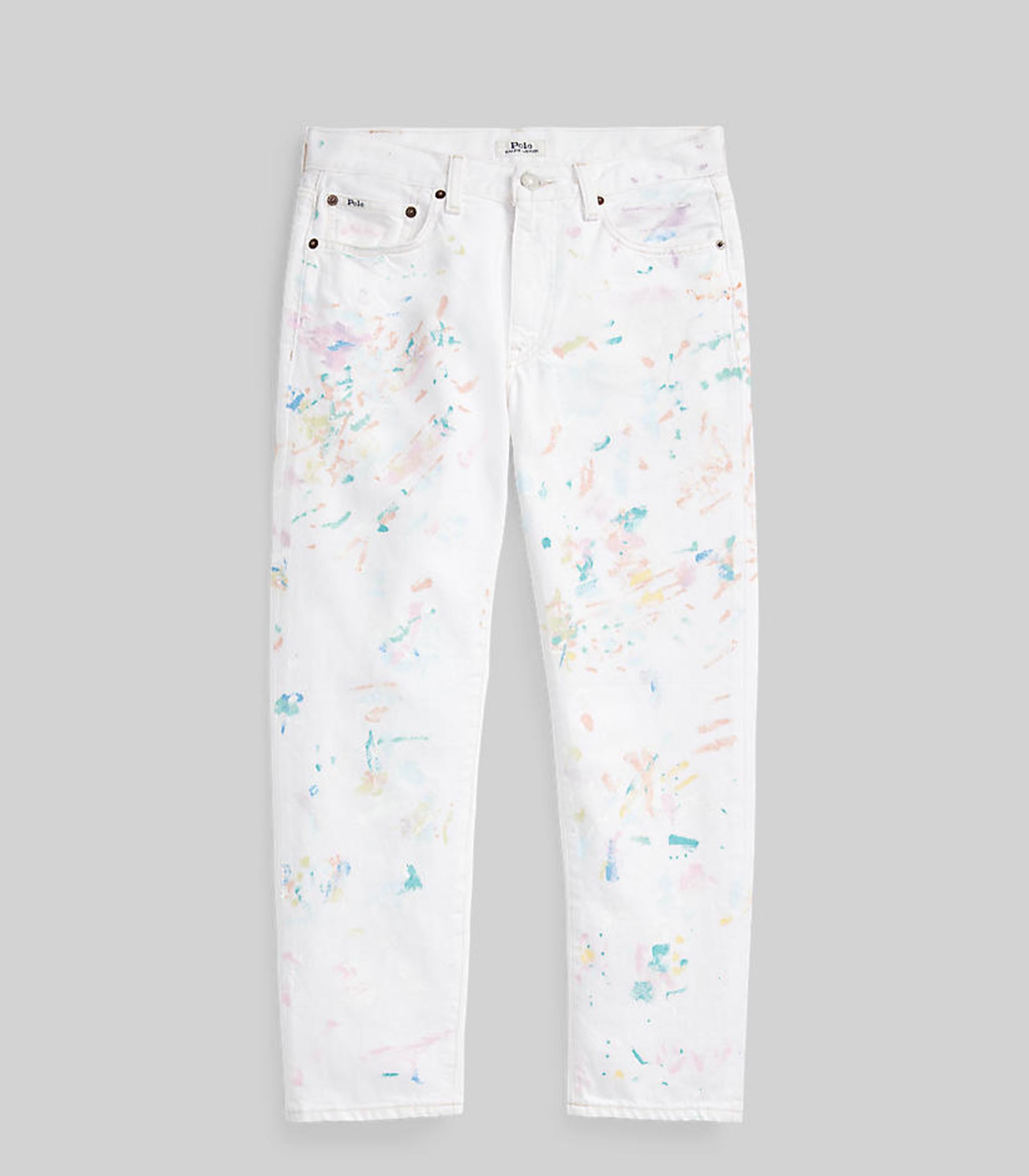 Polo ralph lauren - paint splatter avery boyfriend jeans  - women