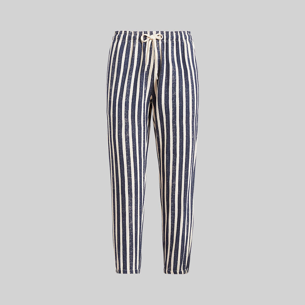 Polo ralph lauren - striped jersey jogger panta  - women