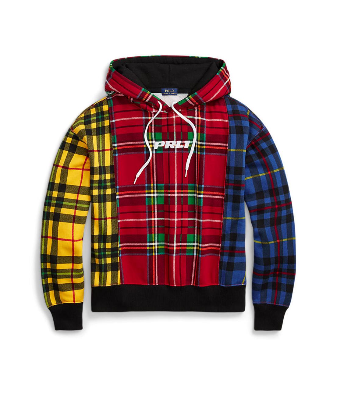 Polo ralph lauren - logo plaid fleece hoodie
 - women