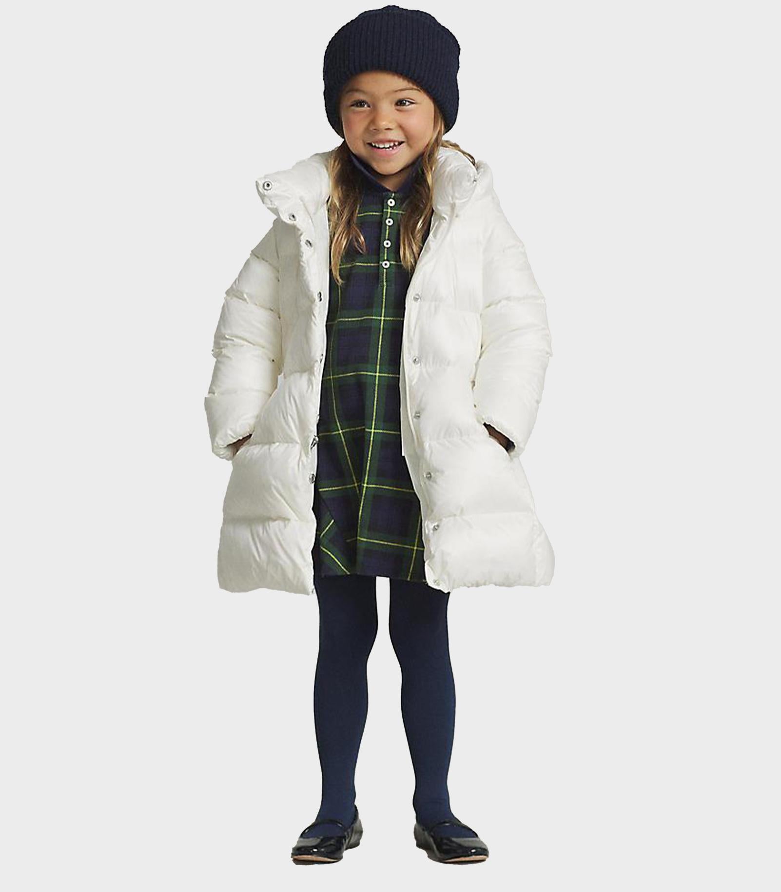 Polo ralph lauren - water-resistant down long coat - girls