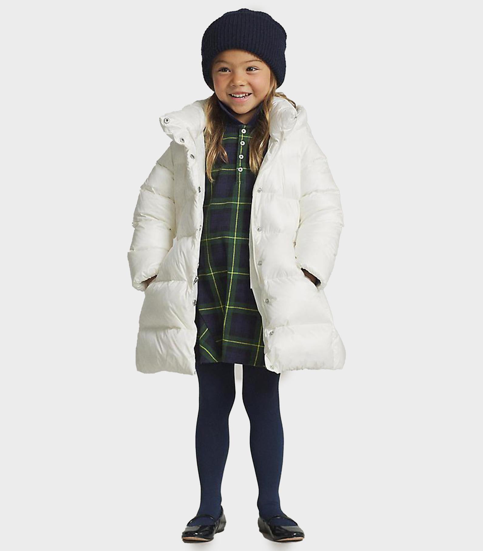 Polo ralph lauren - water-resistant down long coat - girls