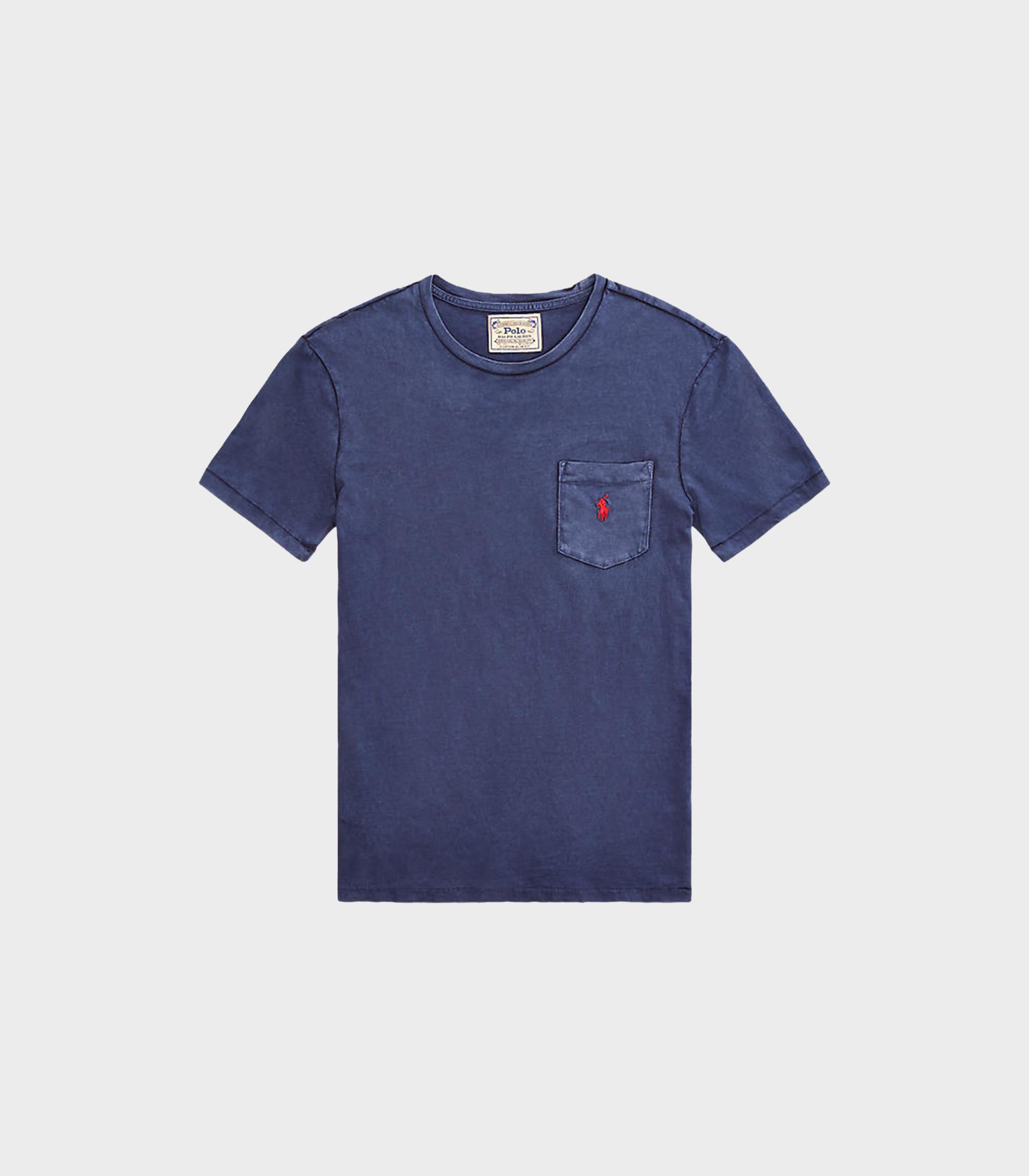 Polo ralph lauren - custom slim fit jersey pocket t-shirt - men