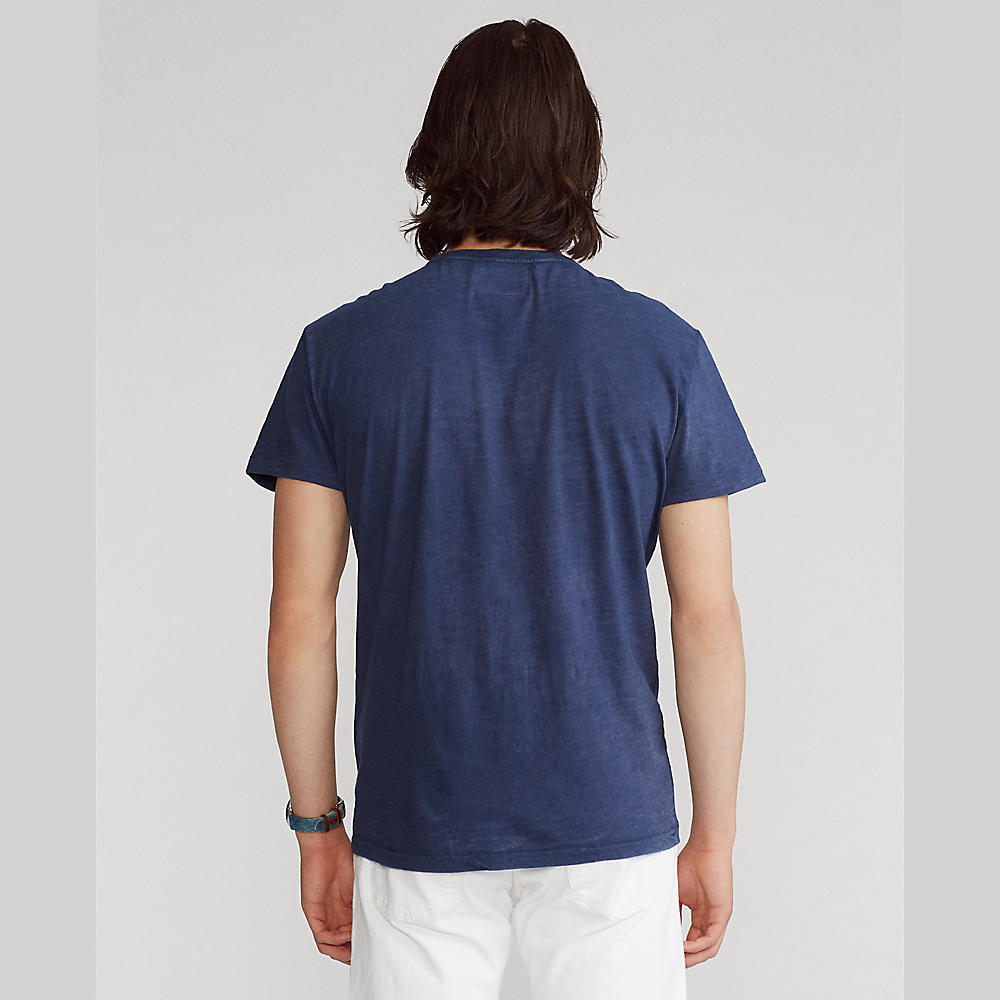 Polo ralph lauren - custom slim fit jersey pocket t-shirt - men