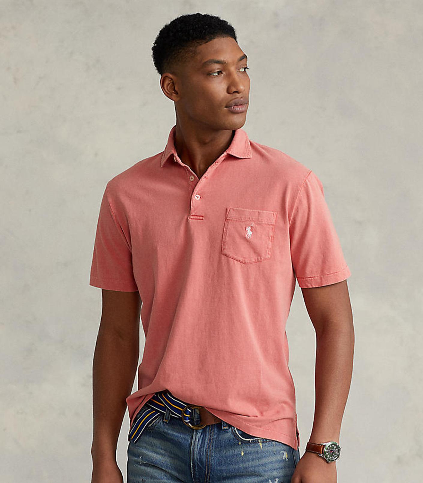 Polo ralph lauren - classic fit cotton-linen polo shirt
 - men