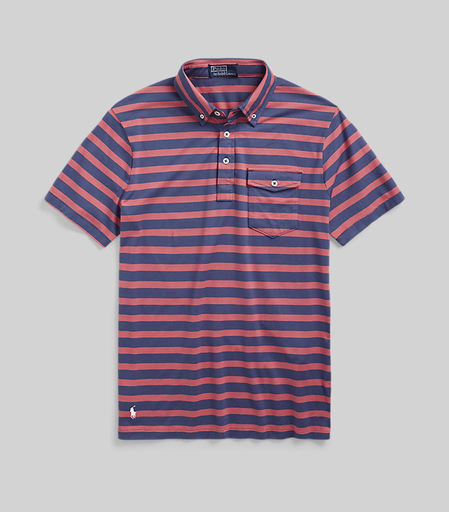 Polo ralph lauren - striped jersey pocket polo shirt - men