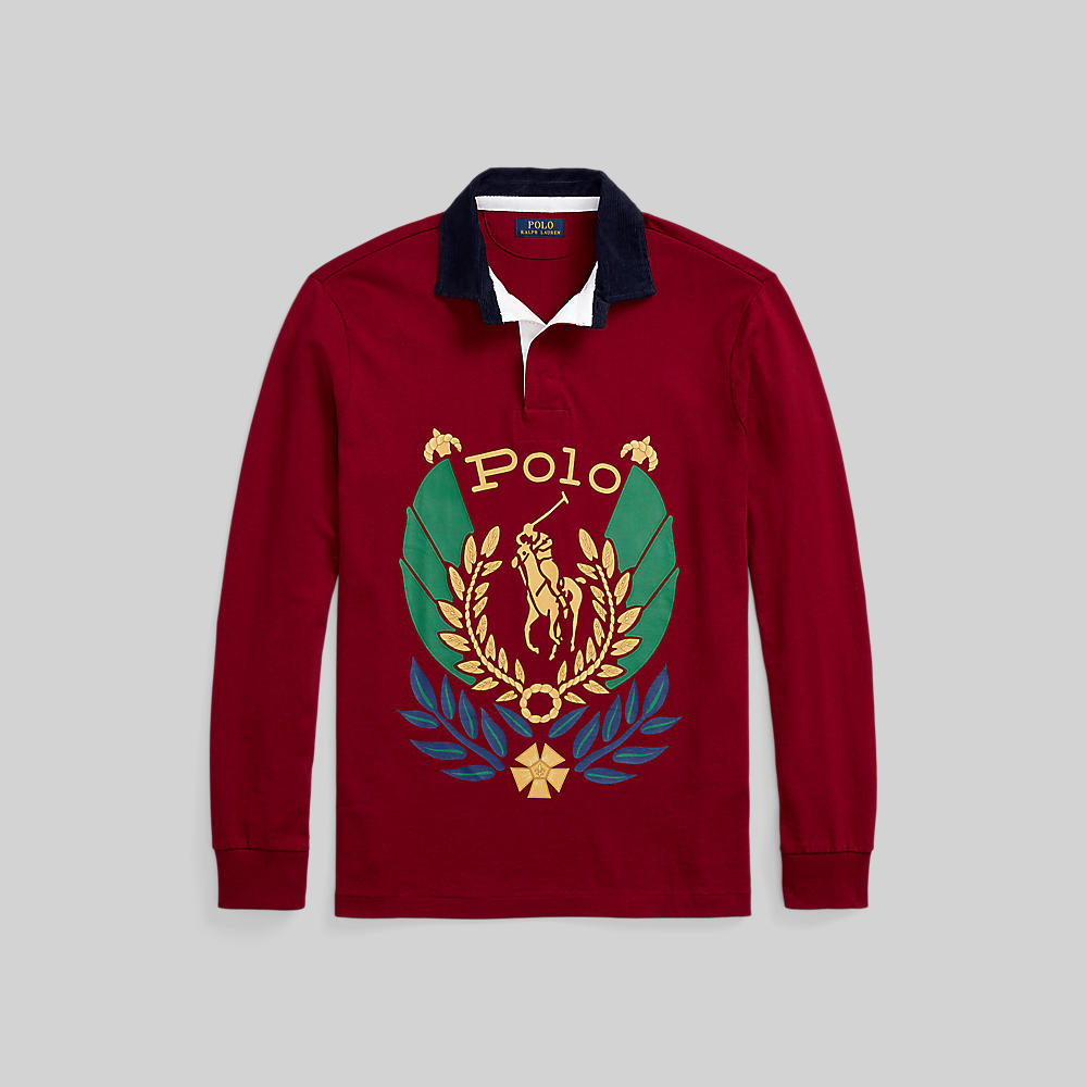 Polo ralph lauren - classic fit uni crest rugby shirt
 - men