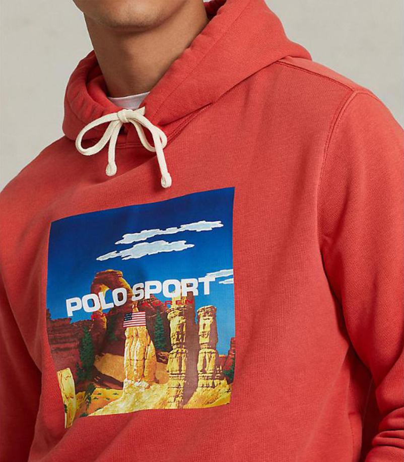 Polo ralph lauren -vintage fleece hoodie - men