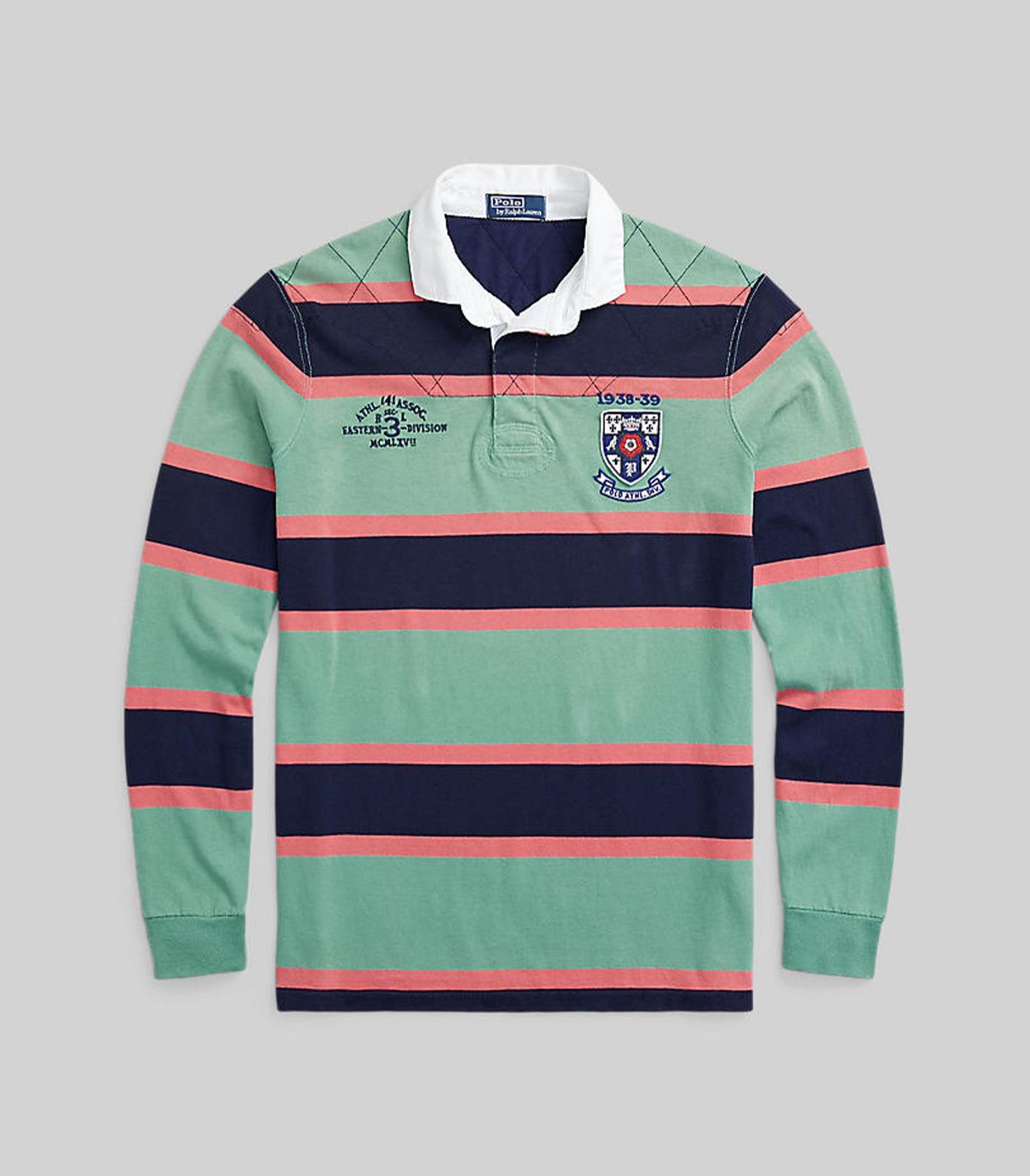 Polo ralph lauren - classic fit striped jersey rugby shirt - men