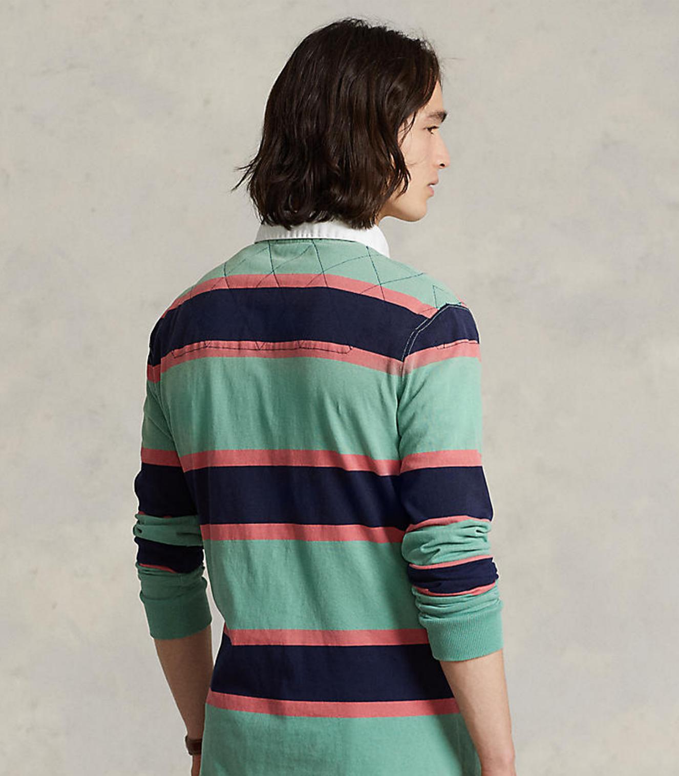 Polo ralph lauren - classic fit striped jersey rugby shirt - men