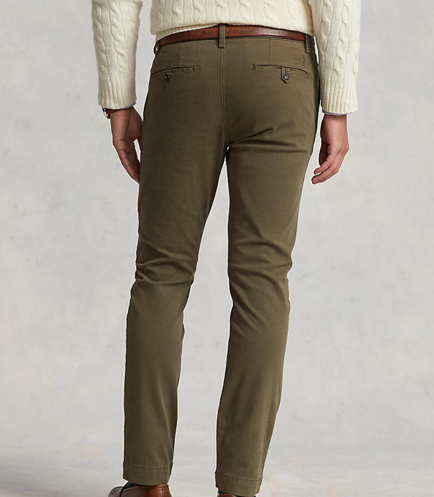 Polo ralph lauren - stretch slim fit textured chino pant - men