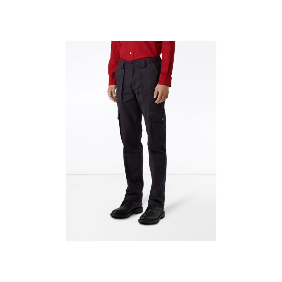 Burberry - cotton twill cargo trousers - men