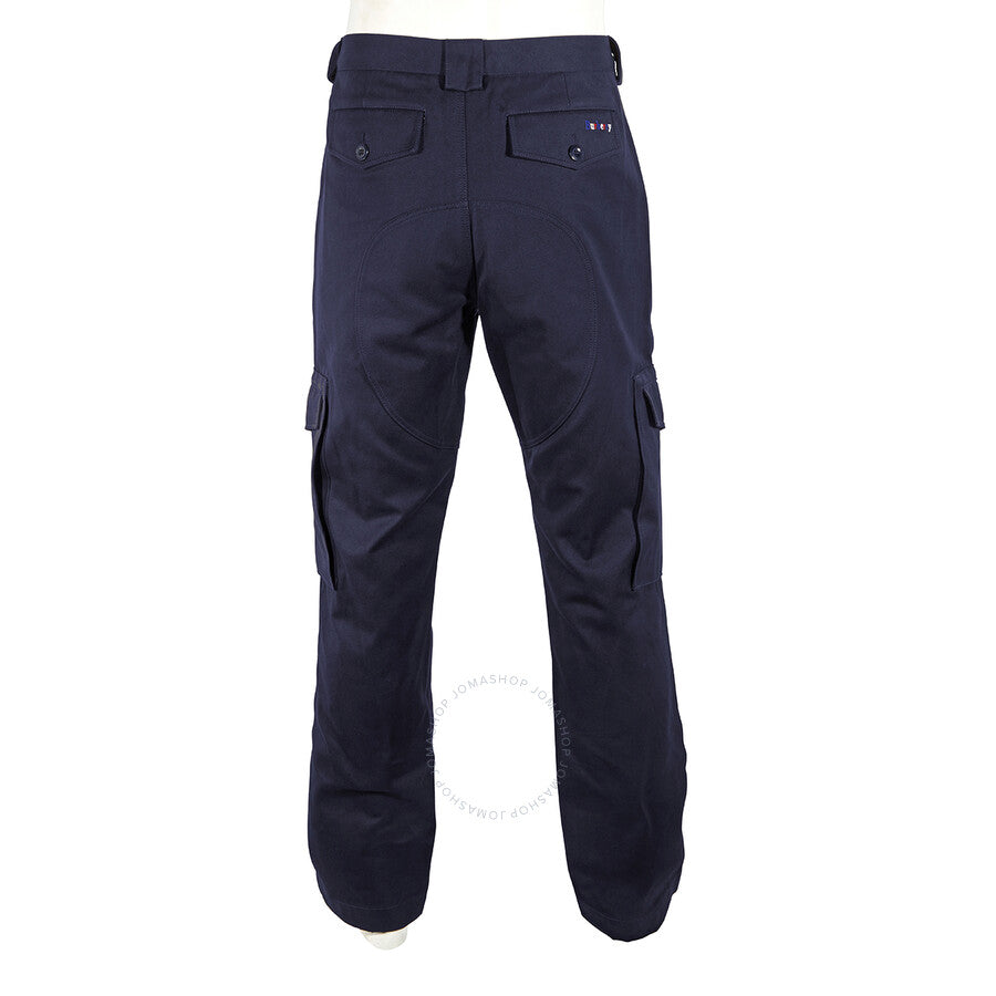 Burberry - cotton twill cargo trousers - men