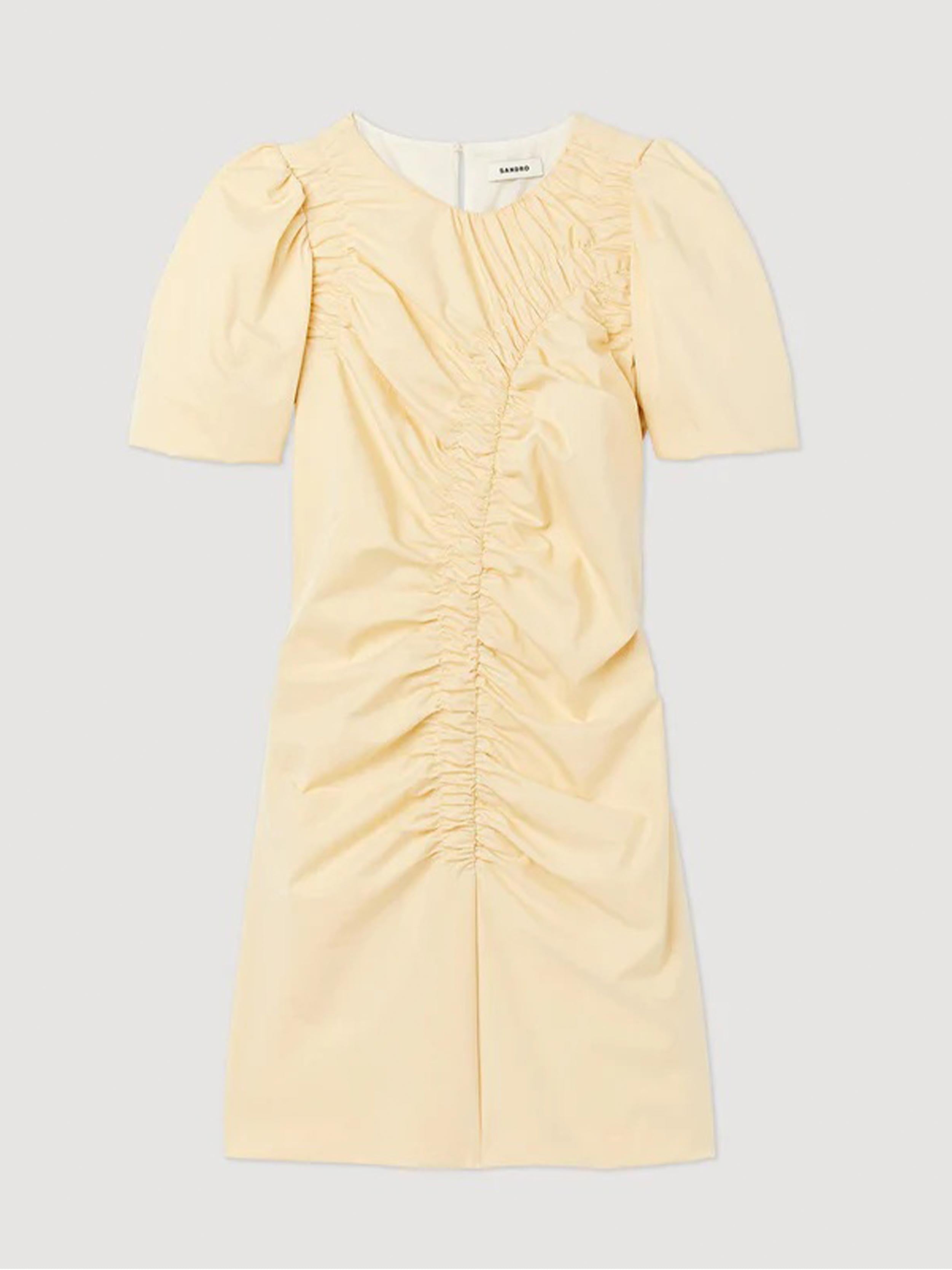 sandro yellow dress SANDRO