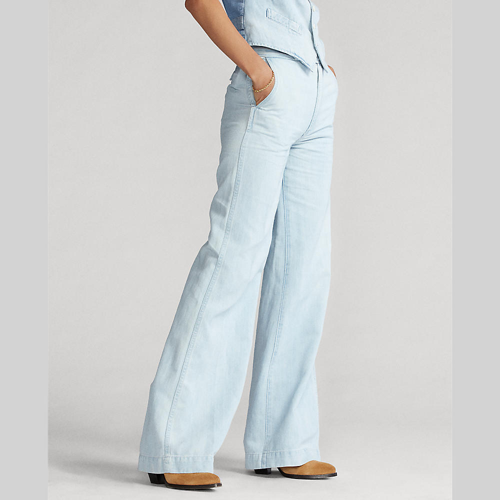 Polo ralph lauren - high-waist wide jeans - women