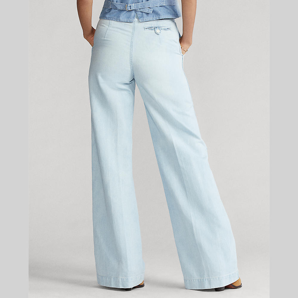 Polo ralph lauren - high-waist wide jeans - women