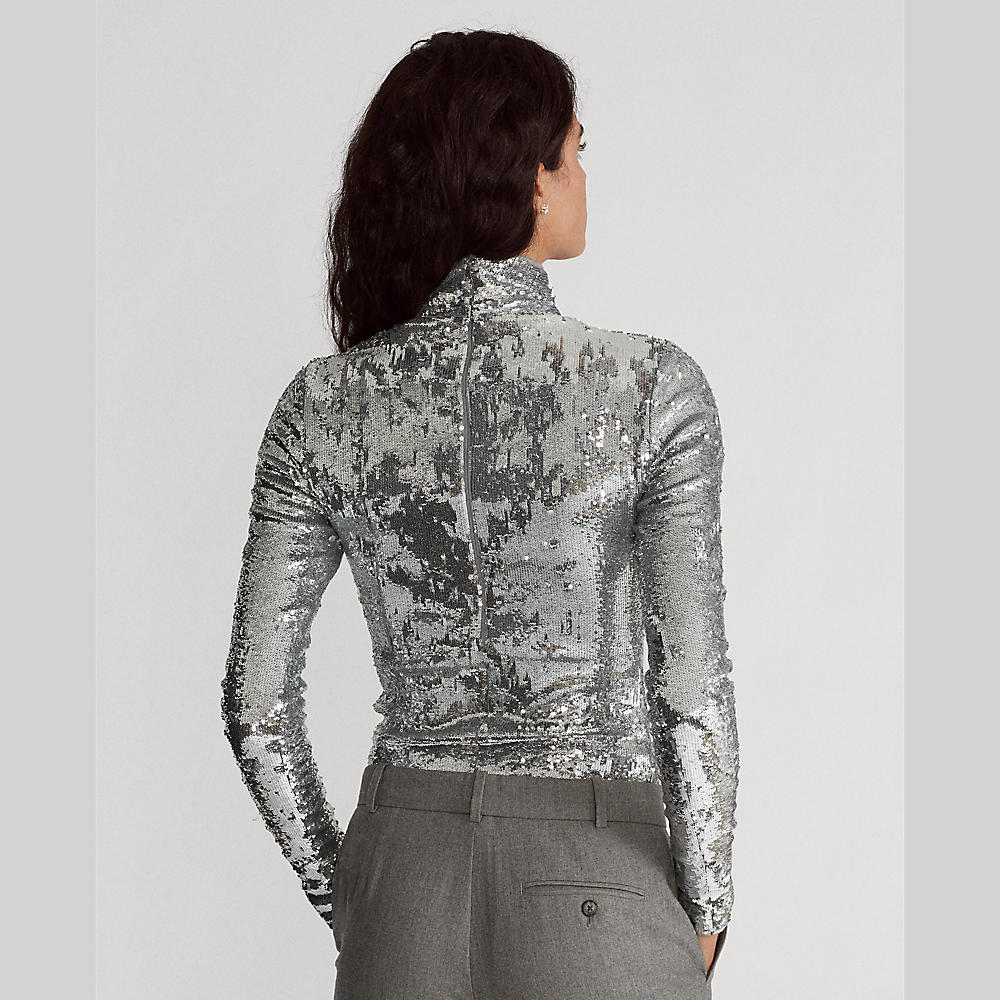 Polo ralph lauren - sequined turtleneck
 - women