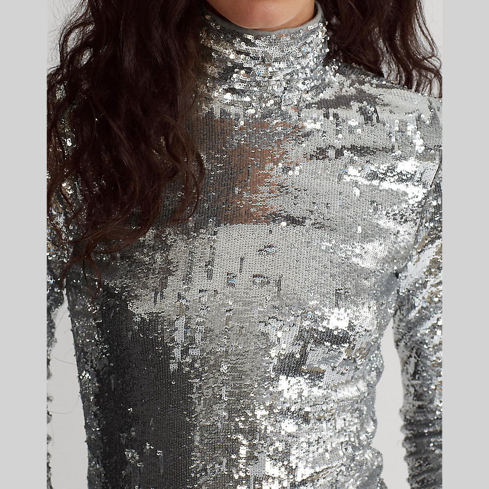 Polo ralph lauren - sequined turtleneck
 - women