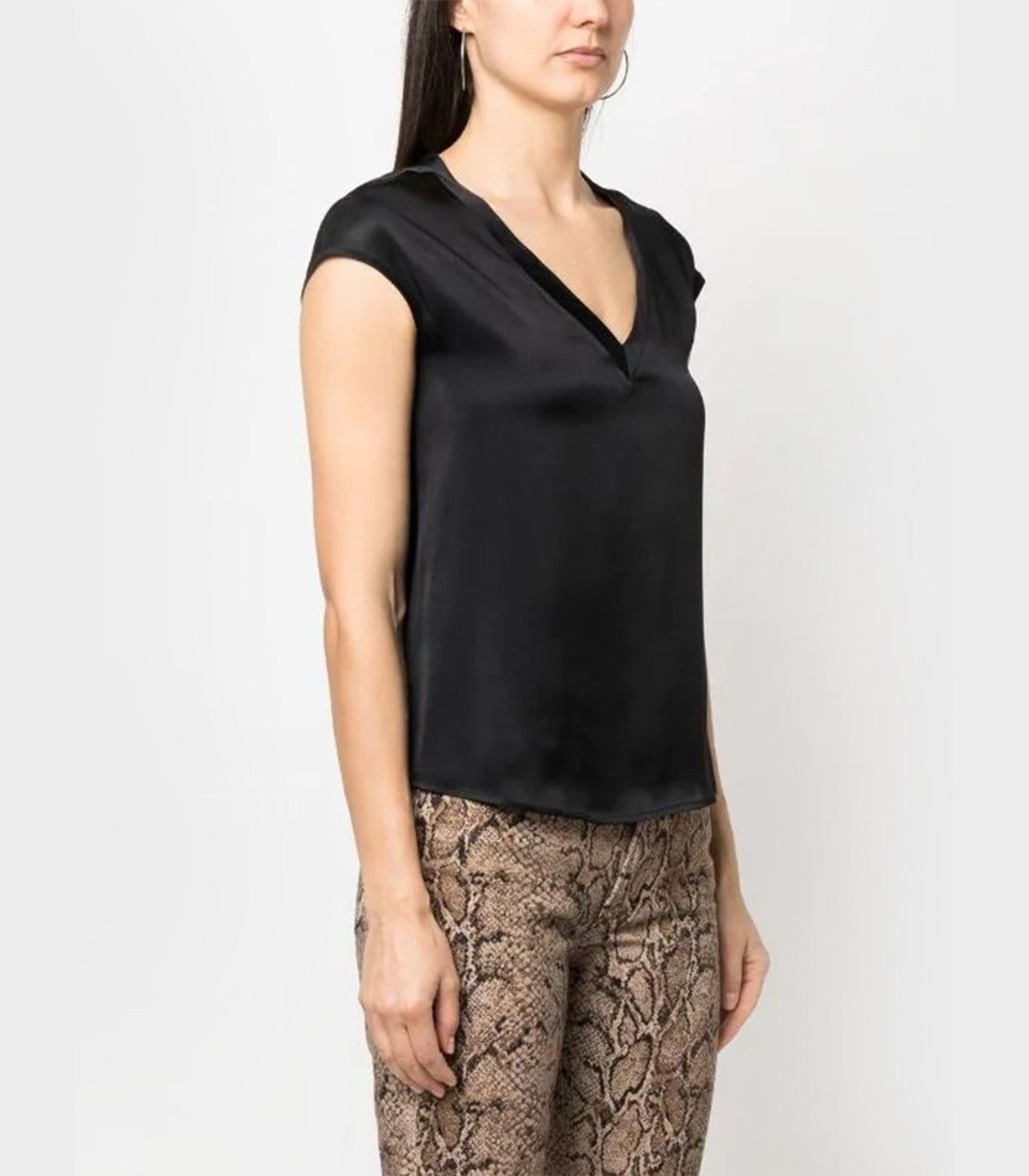 Liu jo - v-neck silk blend blouse blouse - women