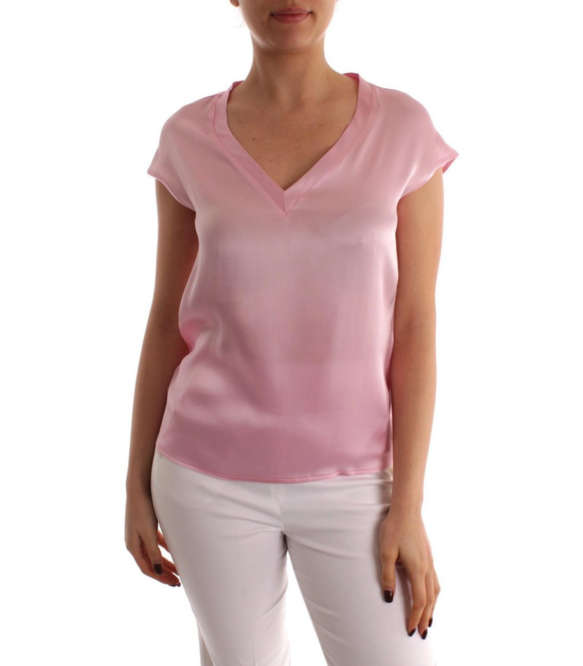 Liu jo - v-neck silk blend blouse blouse - women