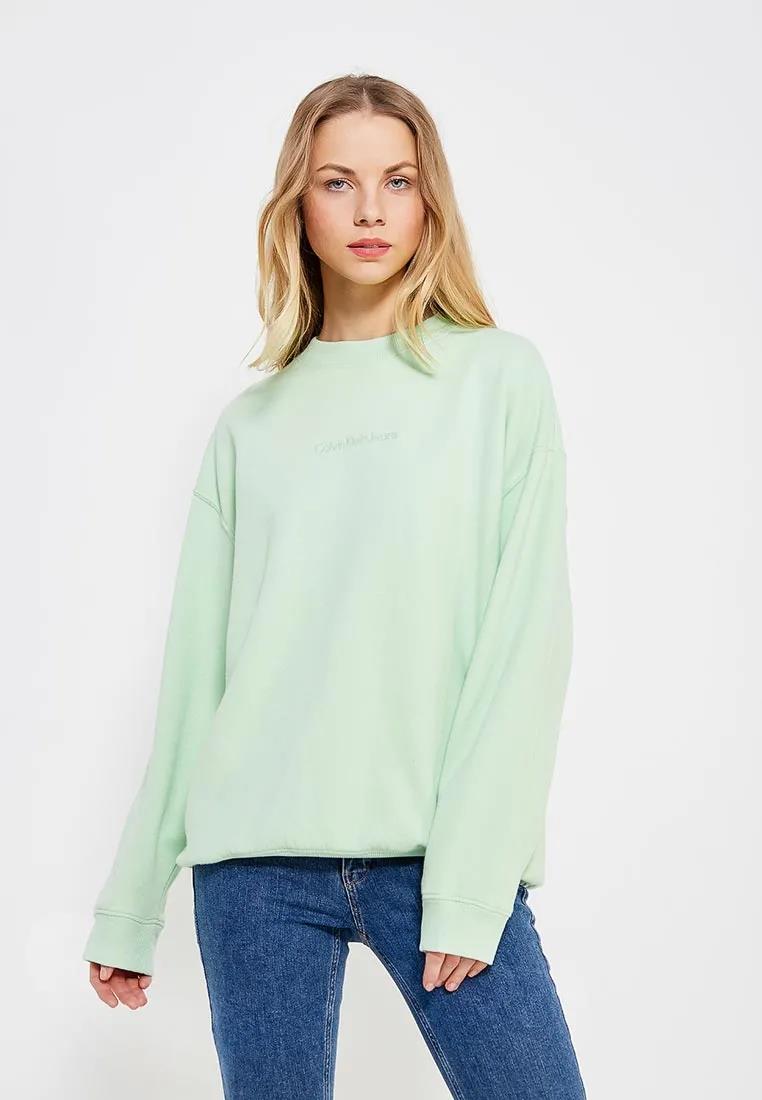 Calvin klein jeans - face sweatshirt regular fit - women