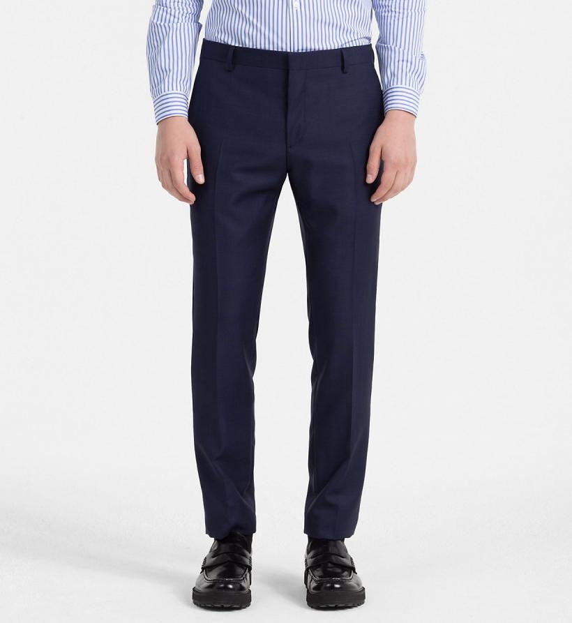 Calvin klein - pittsburgh-bm barre texture trousers - men