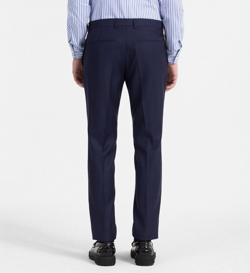 Calvin klein - pittsburgh-bm barre texture trousers - men