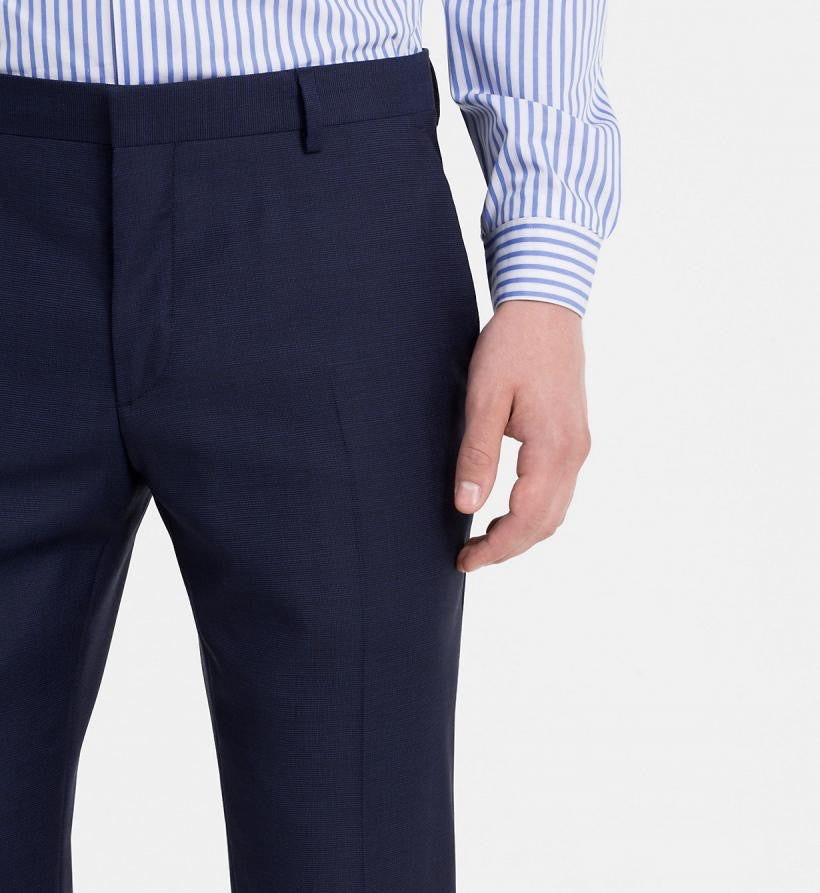 Calvin klein - pittsburgh-bm barre texture trousers - men