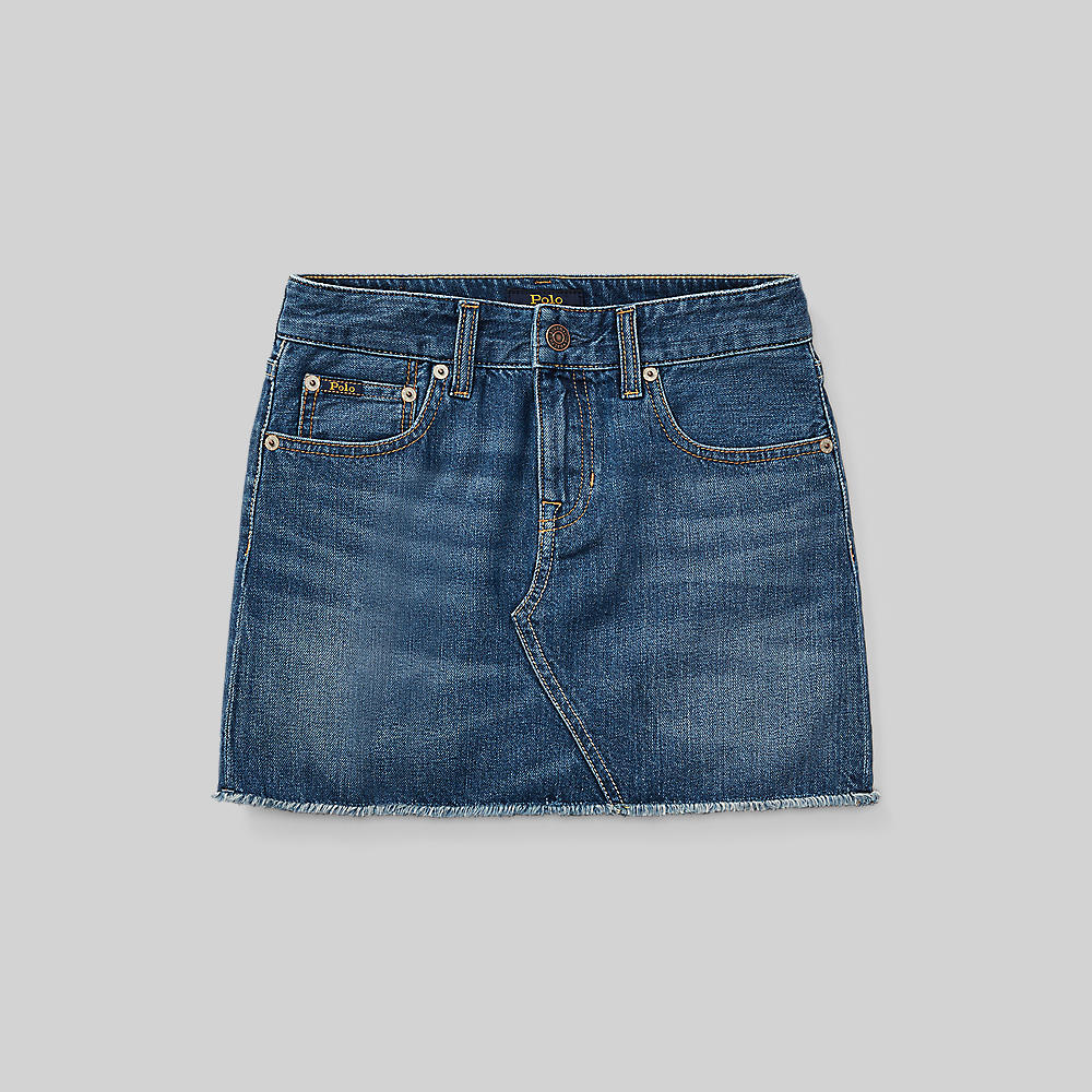 Polo ralph lauren - denim 5-pocket skirt - girls