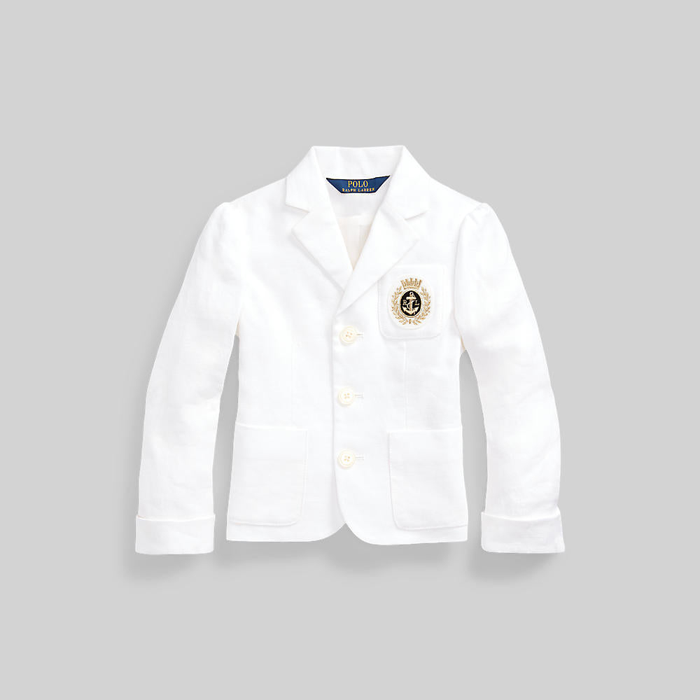 Polo ralph lauren - linen canvas blazer - girls