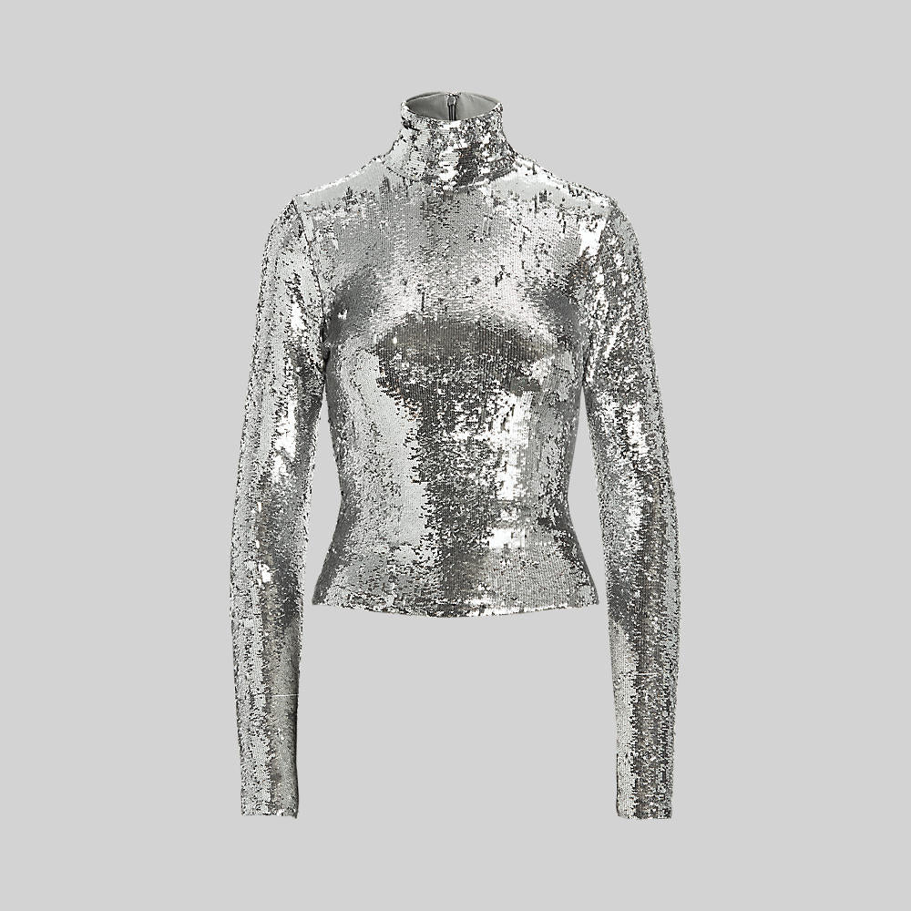 Polo ralph lauren - sequined turtleneck
 - women